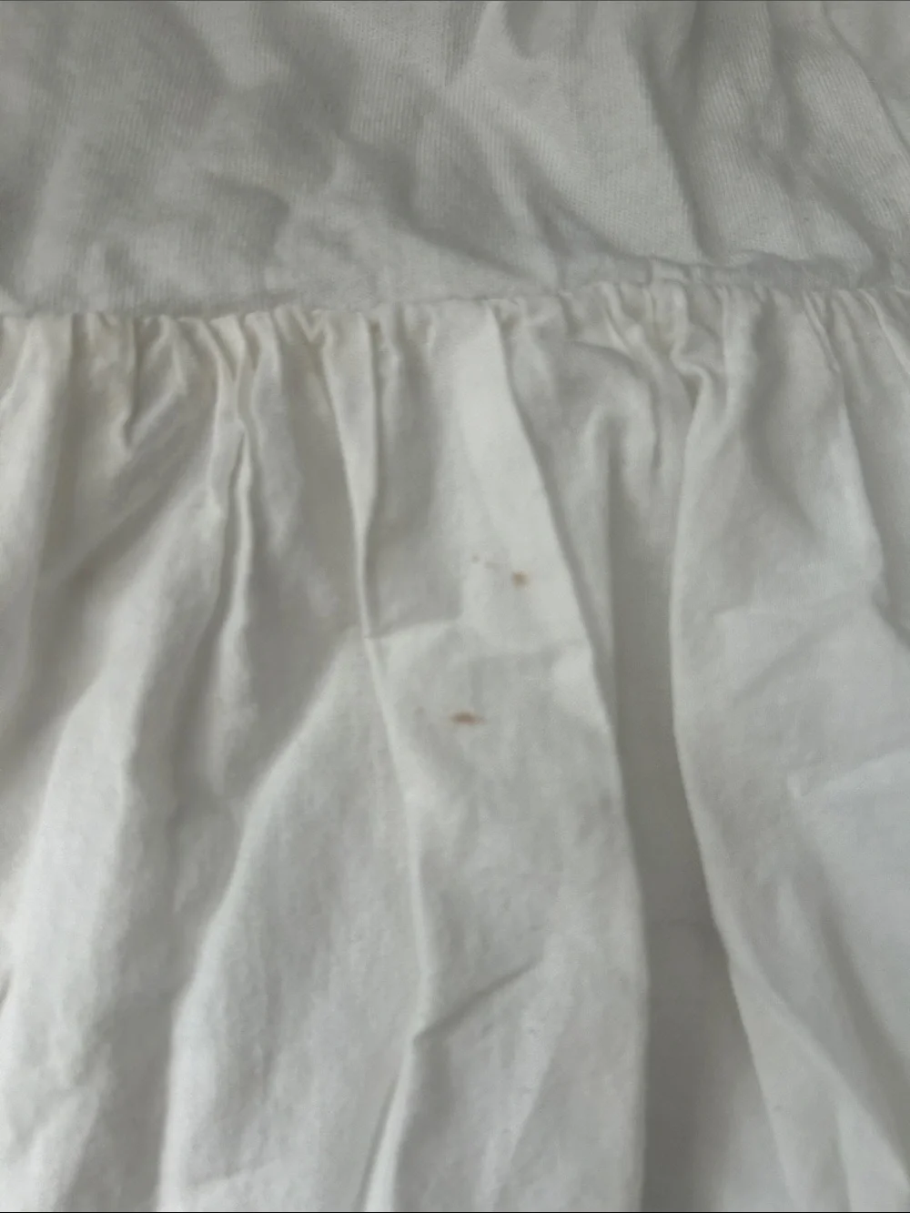 GAP White Eyelet Hem Casual Toddler Dress